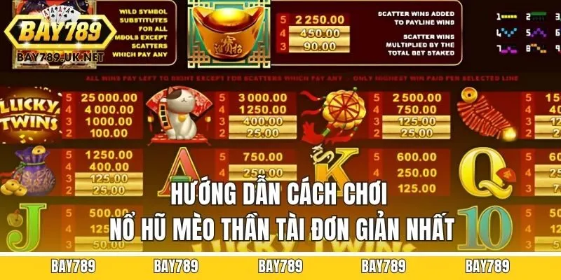 Hướng dẫn cách chơi nổ hũ mèo thần tài đơn giản nhất